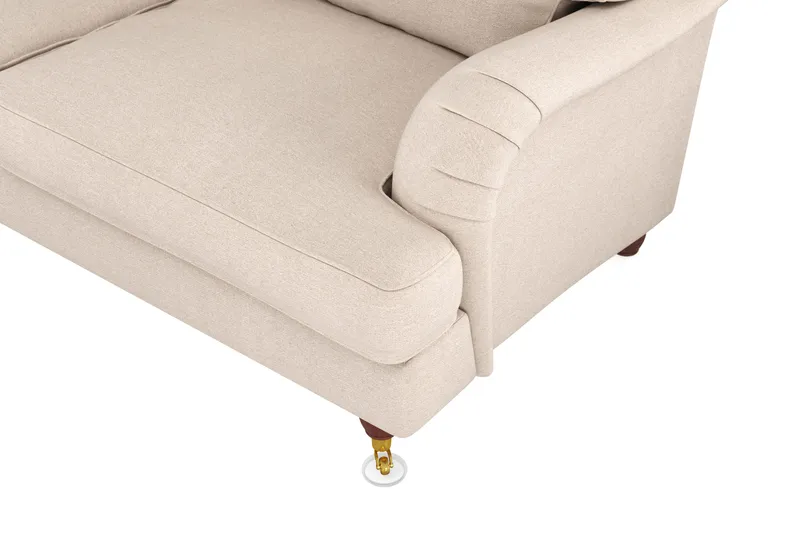 Howard Lyx 6-personers Venstrevendt L-formet Hjørnesofa i Stof - Beige - Møbler - Sofaer - Howard sofa