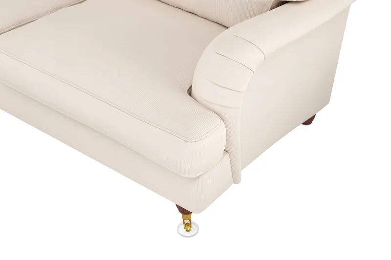 Howard Lyx 6-personers Venstrevendt L-formet Hjørnesofa i Manchester - Beige - Møbler - Sofaer - Howard sofa