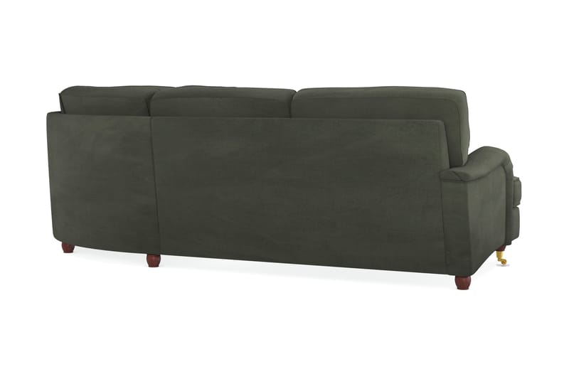 Howard Lyx 6-personers Højrevendt L-formet Hjørnesofa i Manchester - Mørkegrøn - Møbler - Sofaer - Howard sofa