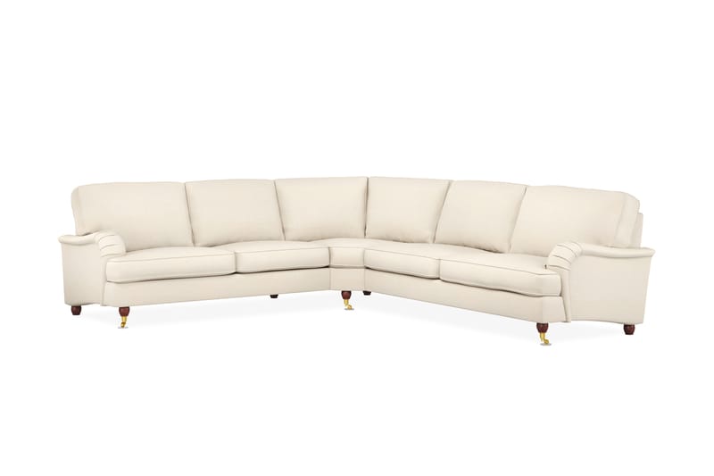 Howard Lyx 6-personers Venstrevendt L-formet Hjørnesofa i Stof - Beige - Møbler - Sofaer - Howard sofa