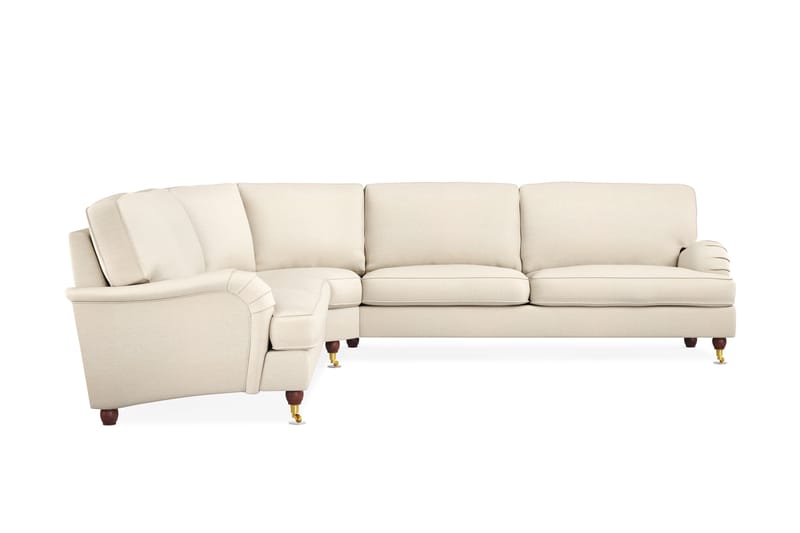 Howard Lyx 6-personers Venstrevendt L-formet Hjørnesofa i Stof - Beige - Møbler - Sofaer - Howard sofa
