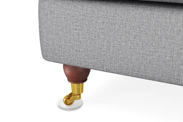 Howard Lyx 6-personers Højrevendt L-formet Hjørnesofa i Stof - Lysegrå - Møbler - Sofaer - Howard sofa