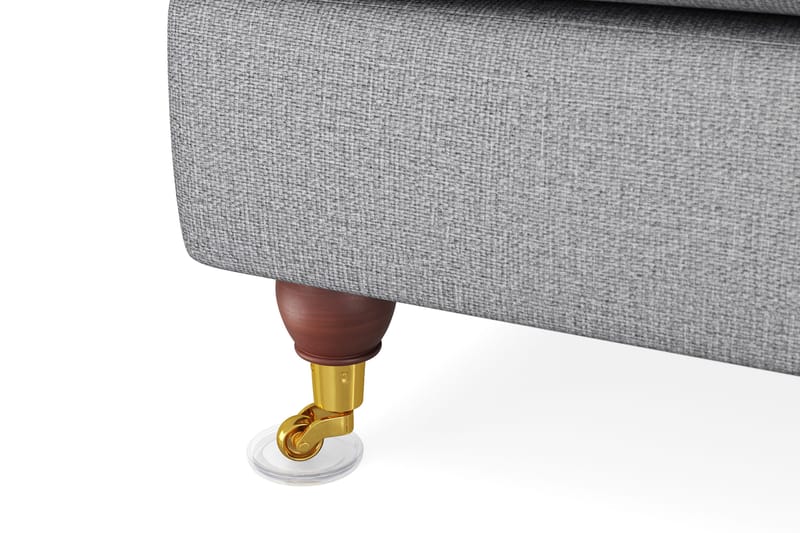 Howard Lyx 6-personers Højrevendt L-formet Hjørnesofa i Stof - Lysegrå - Møbler - Sofaer - Howard sofa