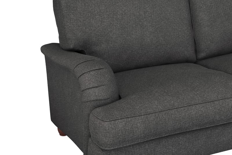 Howard Lyx 6-personers Venstrevendt L-formet Hjørnesofa i Stof - Mørkegrå - Møbler - Sofaer - Howard sofa