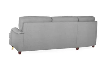 Howard Lyx 6-personers Højrevendt L-formet Hjørnesofa i Stof - Lysegrå - Møbler - Sofaer - Howard sofa