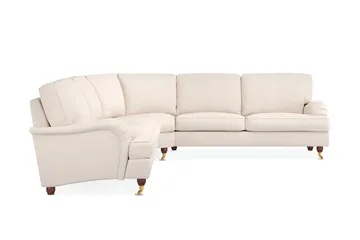 Howard Lyx 6-personers Venstrevendt L-formet Hjørnesofa i Manchester - Beige - Møbler - Sofaer - Howard sofa