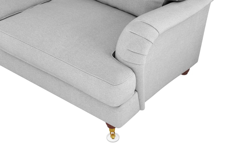 Howard Lyx 6-personers Venstrevendt L-formet Hjørnesofa i Stof - Lysegrå - Møbler - Sofaer - Howard sofa