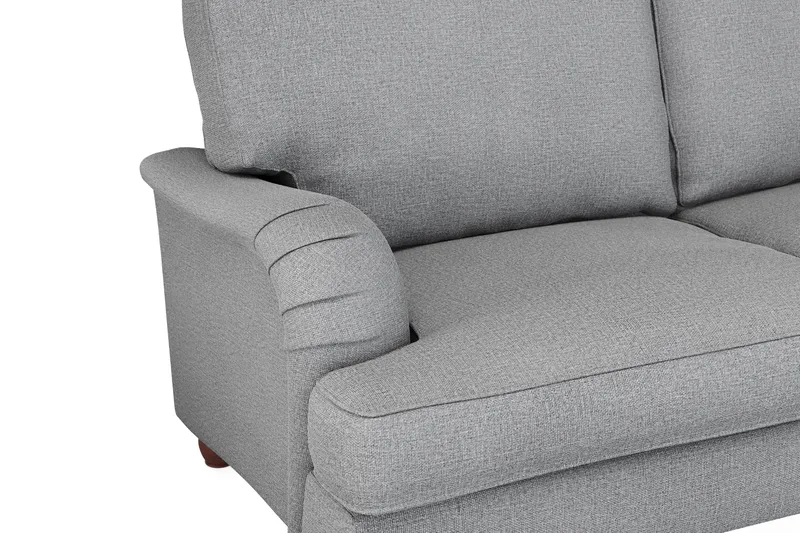 Howard Lyx 6-personers Venstrevendt L-formet Hjørnesofa i Stof - Lysegrå - Møbler - Sofaer - Howard sofa