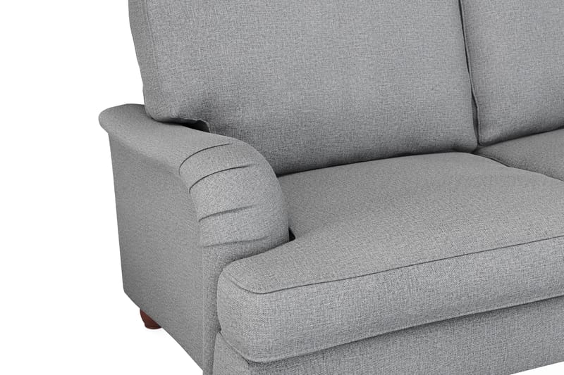 Howard Lyx 6-personers Venstrevendt L-formet Hjørnesofa i Stof - Lysegrå - Møbler - Sofaer - Howard sofa