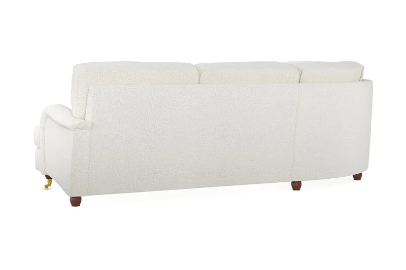 Howard Lyx 6-personers Venstrevendt L-formet Hjørnesofa i Bouclé - Hvid - Møbler - Sofaer - Howard sofa
