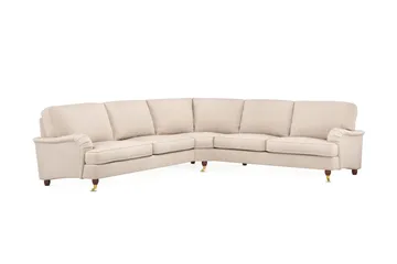 Howard Lyx 6-personers Venstrevendt L-formet Hjørnesofa i Stof - Beige - Møbler - Sofaer - Howard sofa