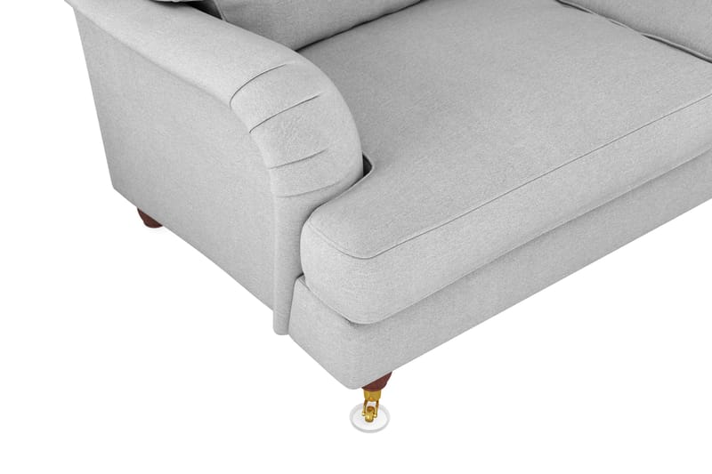 Howard Lyx 6-personers Højrevendt L-formet Hjørnesofa i Stof - Lysegrå - Møbler - Sofaer - Howard sofa