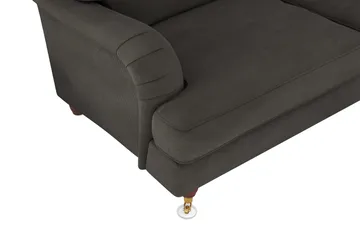Howard Lyx 6-personers Højrevendt L-formet Hjørnesofa i Manchester - Mørkegrå - Møbler - Sofaer - Howard sofa