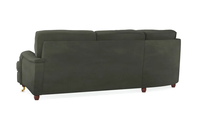 Howard Lyx 6-personers Venstrevendt L-formet Hjørnesofa i Manchester - Mørkegrøn - Møbler - Sofaer - Howard sofa