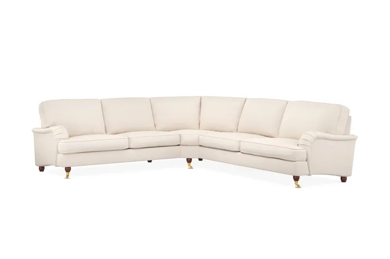 Howard Lyx 6-personers Højrevendt L-formet Hjørnesofa i Manchester, Beige