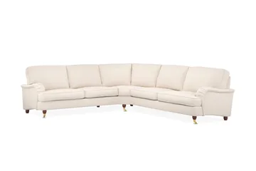 Howard Lyx 6-personers Højrevendt L-formet Hjørnesofa i Manchester - Beige - Møbler - Sofaer - Howard sofa