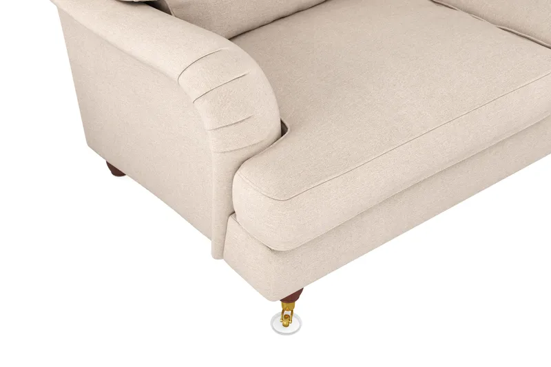 Howard Lyx 6-personers Højrevendt L-formet Hjørnesofa i Stof - Beige - Møbler - Sofaer - Howard sofa