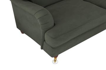 Howard Lyx 6-personers Højrevendt L-formet Hjørnesofa i Manchester - Mørkegrøn - Møbler - Sofaer - Howard sofa