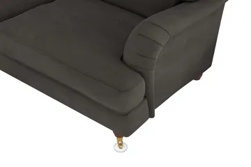 Howard Lyx 6-personers Venstrevendt L-formet Hjørnesofa i Manchester - Mørkegrå - Møbler - Sofaer - Howard sofa