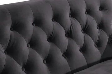 Howard Riviera 2-personers Fløjlssofa - Mørkegrå - Møbler - Sofaer - Howard sofa