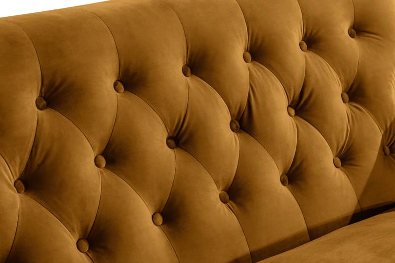 Howard Riviera 2-personers Fløjlssofa - Mørkegul - Møbler - Sofaer - Howard sofa