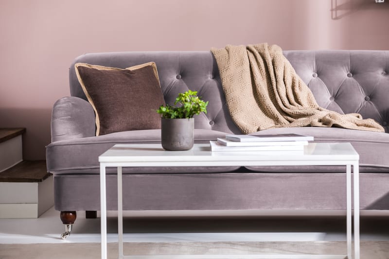 Howard Riviera 2-personers Fløjlssofa - Lilla - Møbler - Sofaer - Howard sofa