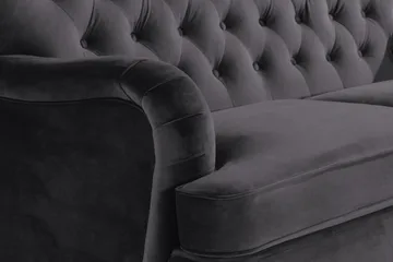 Howard Riviera 2-personers Fløjlssofa - Mørkegrå - Møbler - Sofaer - Howard sofa