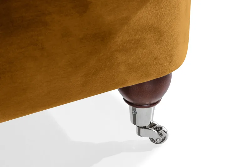 Howard Riviera 2-personers Fløjlssofa - Mørkegul - Møbler - Sofaer - Howard sofa