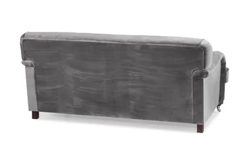 Howard Riviera 2-personers Fløjlssofa - Lysegrå - Møbler - Sofaer - Howard sofa