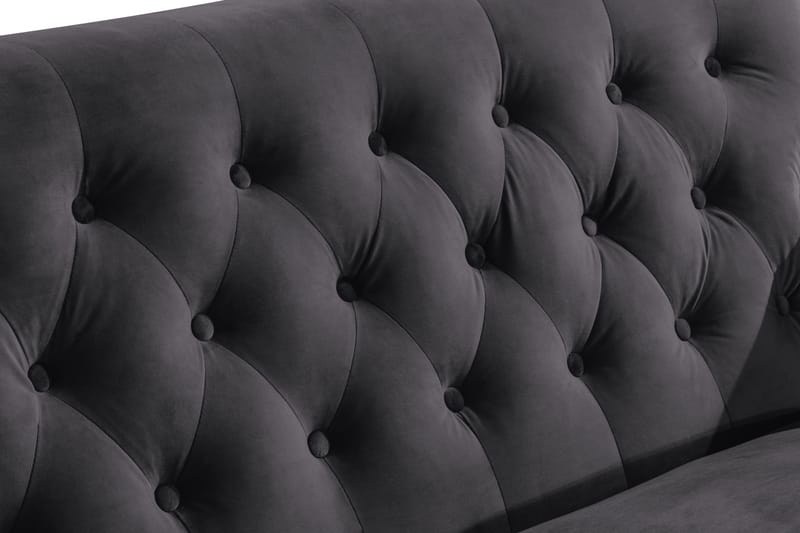 Howard Riviera 2-personers Fløjlssofa - Mørkegrå - Møbler - Sofaer - Howard sofa
