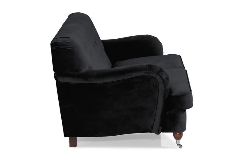 Howard Riviera 2-personers Fløjlssofa - Sort - Møbler - Sofaer - Howard sofa
