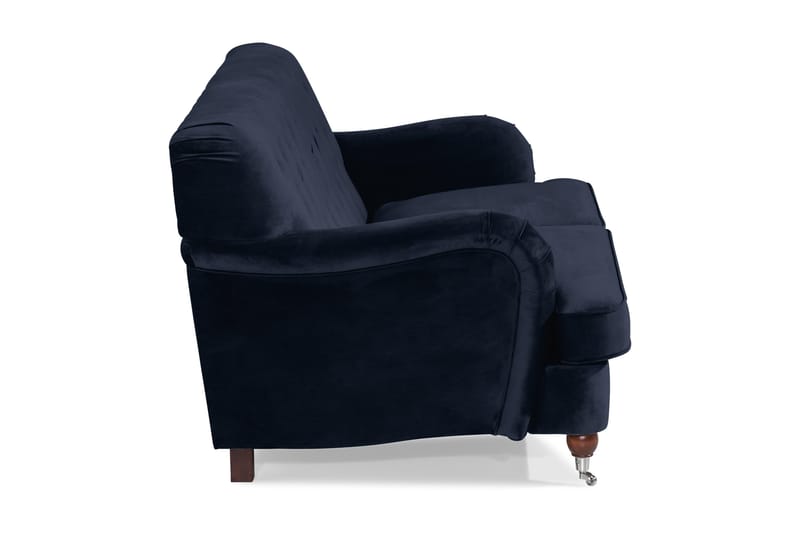 Howard Riviera 2-personers Fløjlssofa - Blå - Møbler - Sofaer - Howard sofa