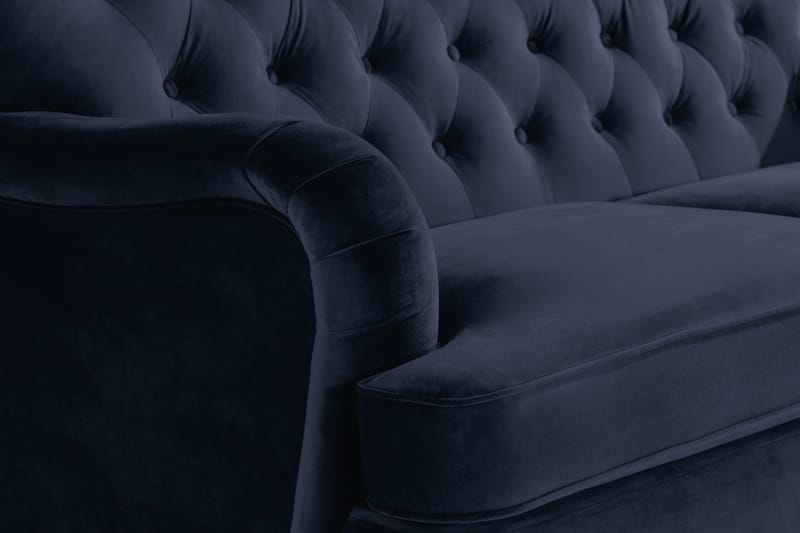 Howard Riviera 2-pers Sofa Velour - Midnatsblå - Howard sofa - Velour sofaer - 2 personers sofa