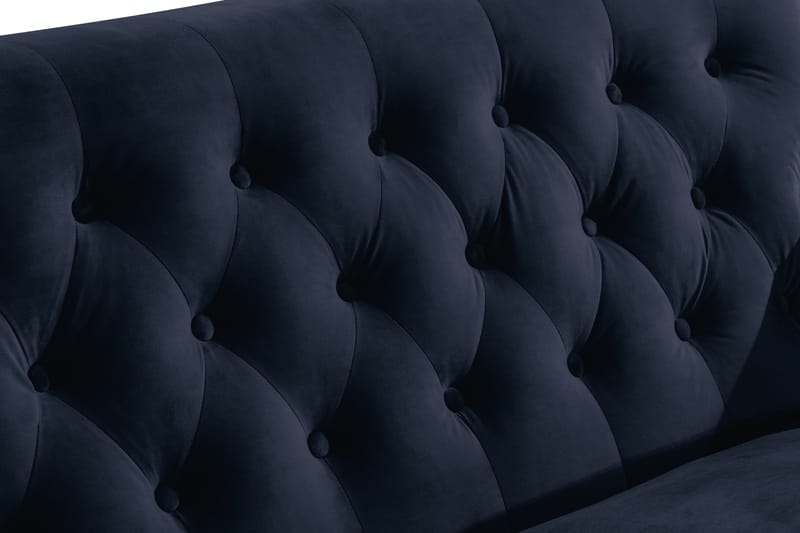 Howard Riviera 2-personers Fløjlssofa - Blå - Møbler - Sofaer - Howard sofa