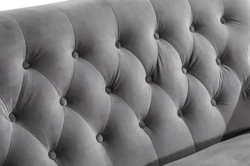 Howard Riviera 2-personers Fløjlssofa - Lysegrå - Møbler - Sofaer - Howard sofa