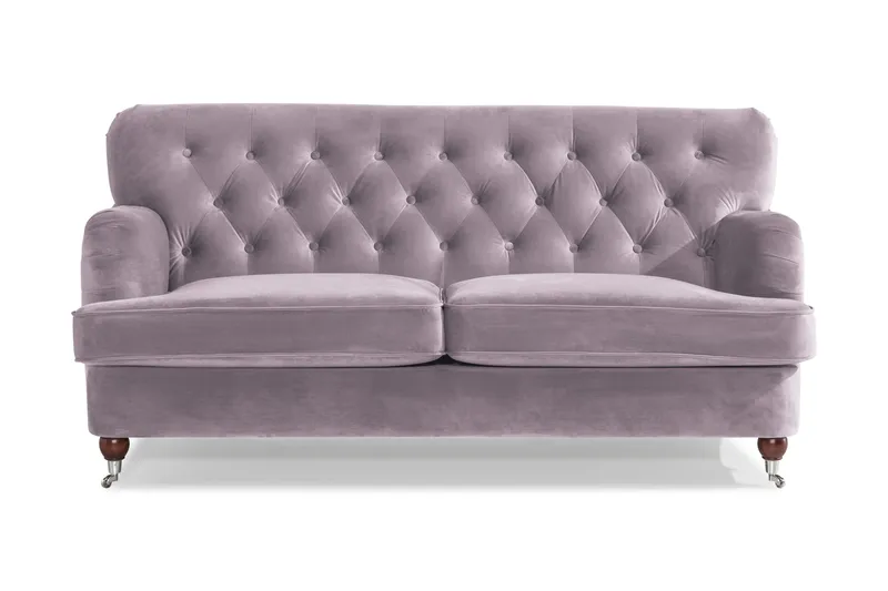 Howard Riviera 2-personers Fløjlssofa - Lilla - Møbler - Sofaer - Howard sofa