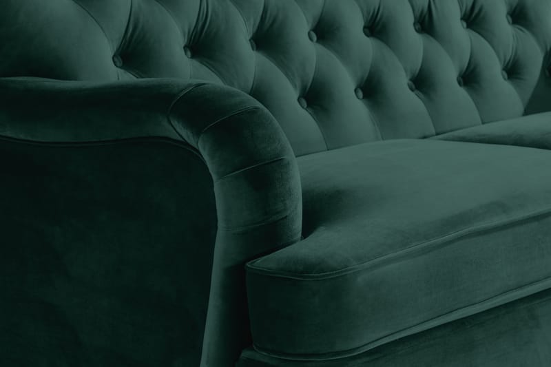 Howard Riviera 2-personers Fløjlssofa - Grøn - Møbler - Sofaer - Howard sofa