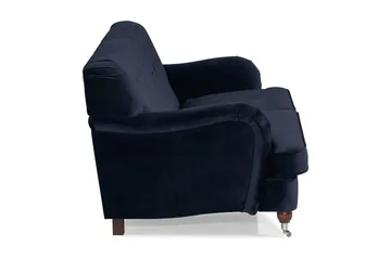 Howard Riviera 2-personers Fløjlssofa - Blå - Møbler - Sofaer - Howard sofa