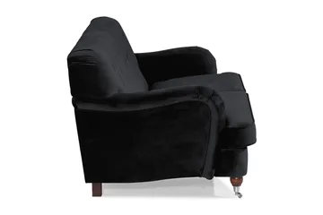 Howard Riviera 2-personers Fløjlssofa - Sort - Møbler - Sofaer - Howard sofa