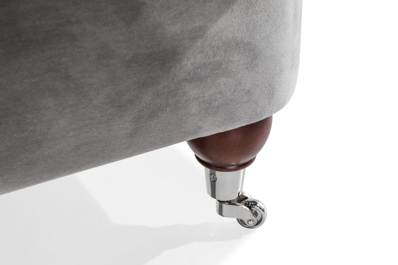 Howard Riviera 2-personers Fløjlssofa - Lysegrå - Møbler - Sofaer - Howard sofa