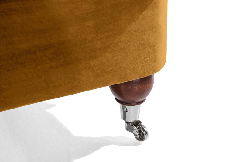 Howard Riviera 3-personers Fløjlssofa - Mørkegul - Møbler - Sofaer - Howard sofa