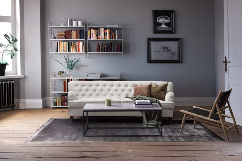 Howard Riviera 3-personers Svunget Stofsofa - Lysegrå - Møbler - Sofaer - Howard sofa