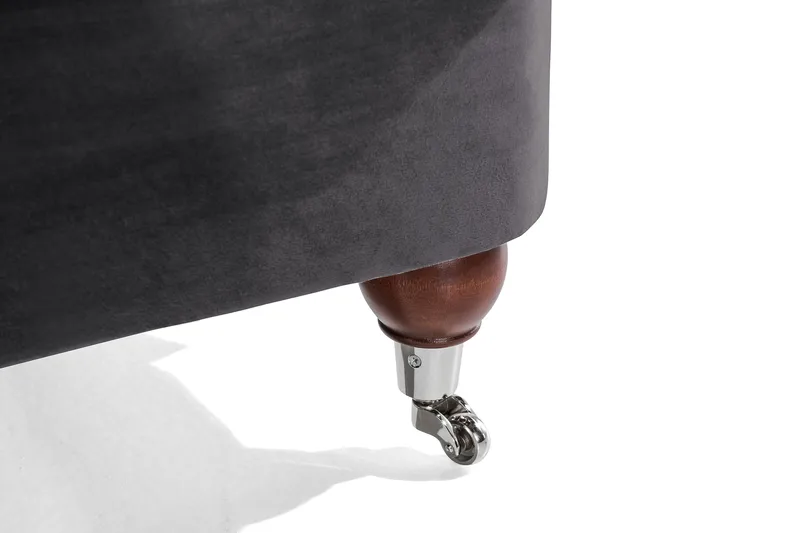 Howard Riviera 3-personers Fløjlssofa - Mørkegrå - Møbler - Sofaer - Howard sofa