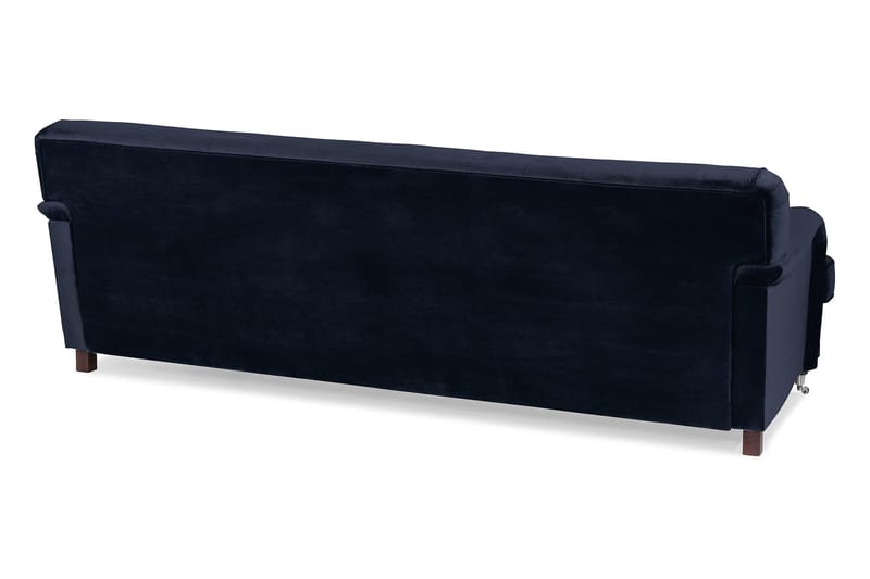 Howard Riviera 3-personers Svunget Fløjlssofa - Blå - Møbler - Sofaer - Howard sofa