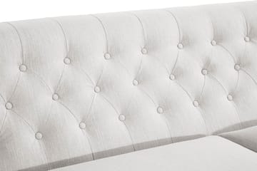 Howard Riviera 3-personers Svunget Stofsofa - Lysegrå - Møbler - Sofaer - Howard sofa