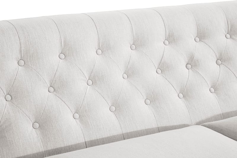 Howard Riviera 3-personers Svunget Stofsofa - Lysegrå - Møbler - Sofaer - Howard sofa