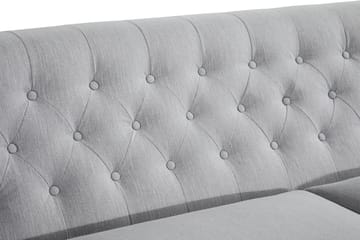 Howard Riviera 3-personers Svunget Stofsofa - Grå - Møbler - Sofaer - Howard sofa