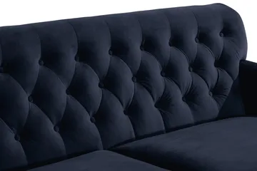 Howard Riviera 3-personers Fløjlssofa - Blå - Møbler - Sofaer - Howard sofa