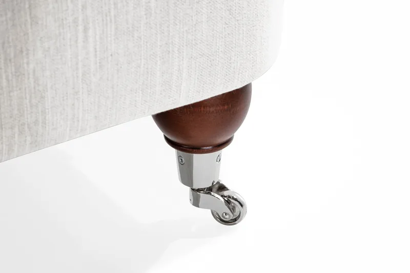 Howard Riviera 3-personers Svunget Stofsofa - Lysegrå - Møbler - Sofaer - Howard sofa