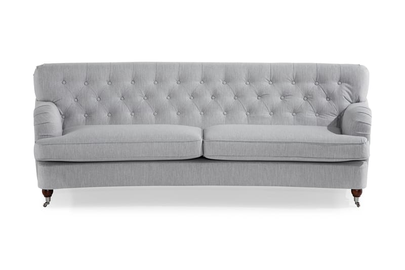 Howard Riviera 3-personers Svunget Stofsofa - Grå - Møbler - Sofaer - Howard sofa